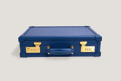 Watch Box - Master Safiano Navy Blue-2-Le Remontoir