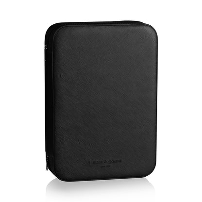 Watch Box - Saffiano Black Lifestyle-2-Le Remontoir