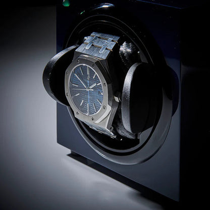 Watch Winder - Barrington Midnight Blue-3-Le Remontoir
