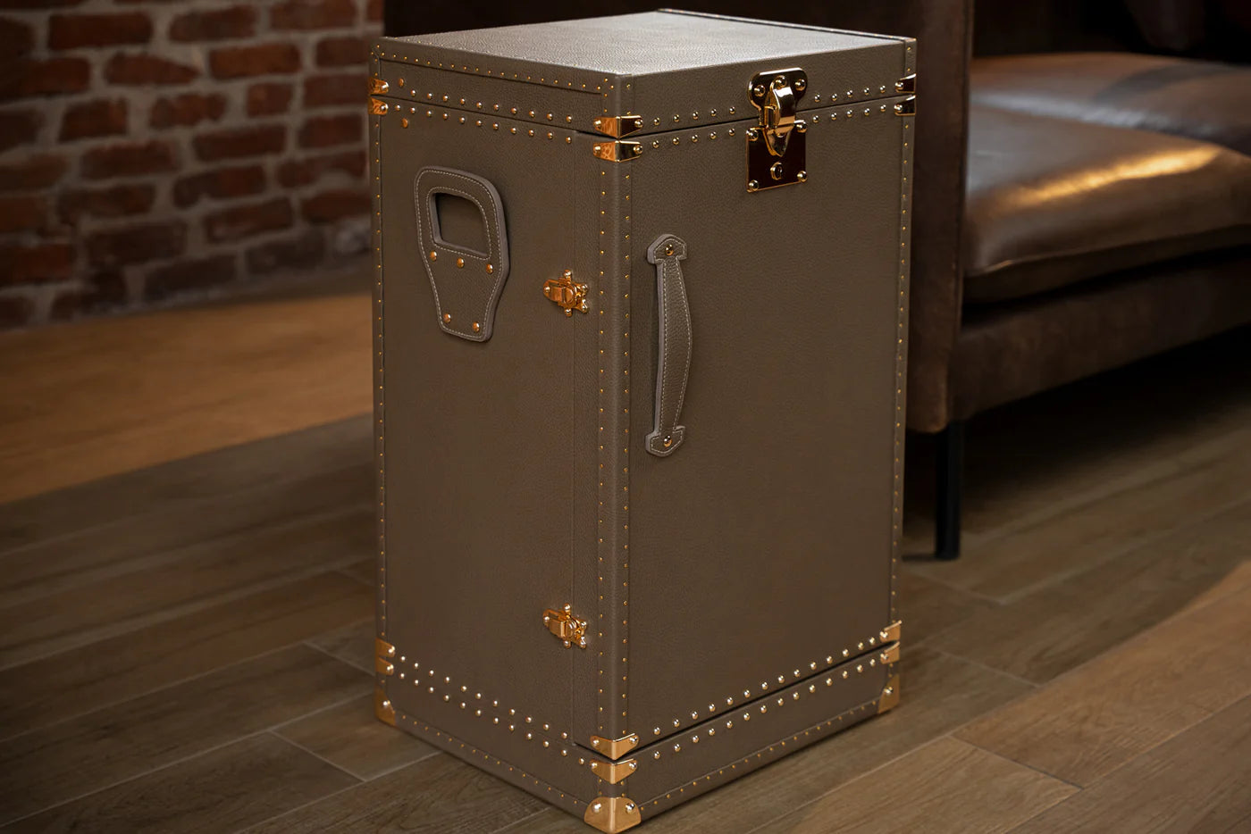 Watch Winder - Beige Togo Trunk-2-Le Remontoir