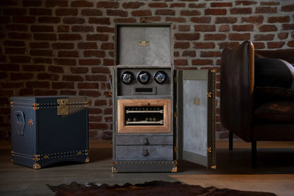 Watch Winder - Beige Togo Trunk-5-Le Remontoir