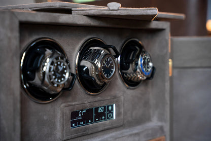 Watch Winder - Beige Togo Trunk-7-Le Remontoir