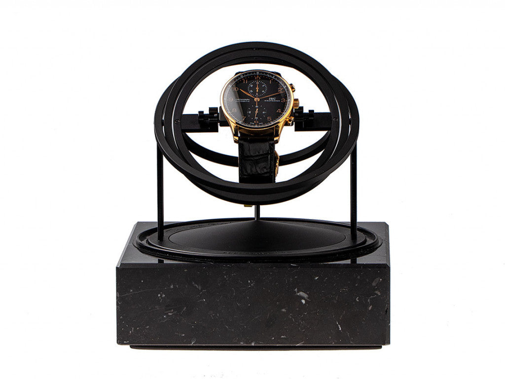 Watch Winder - Black Marble-3-Le Remontoir