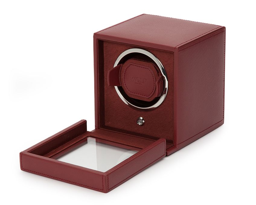 Watch Winder - Bordeaux Cube Cover-2-Le Remontoir
