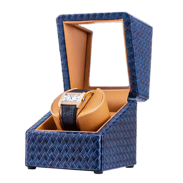 Watch Winder - Deluxe Indigo-1-Le Remontoir