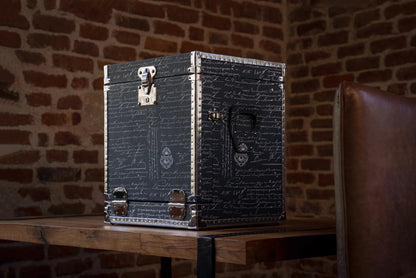 Watch Winder - Navy Blue Parchment Togo-3-Le Remontoir