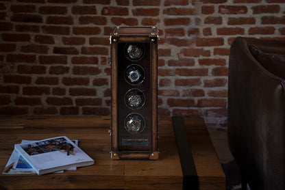 Watch Winder - Parchment Patina Java-3-Le Remontoir
