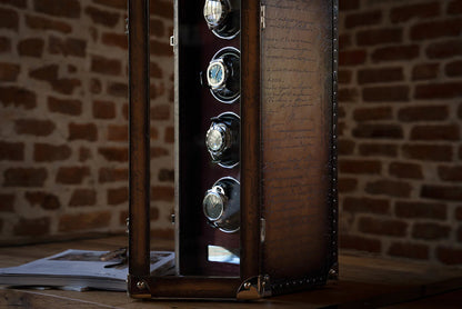Watch Winder - Parchment Patina Java-7-Le Remontoir