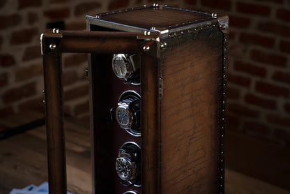 Watch Winder - Parchment Patina Java-8-Le Remontoir