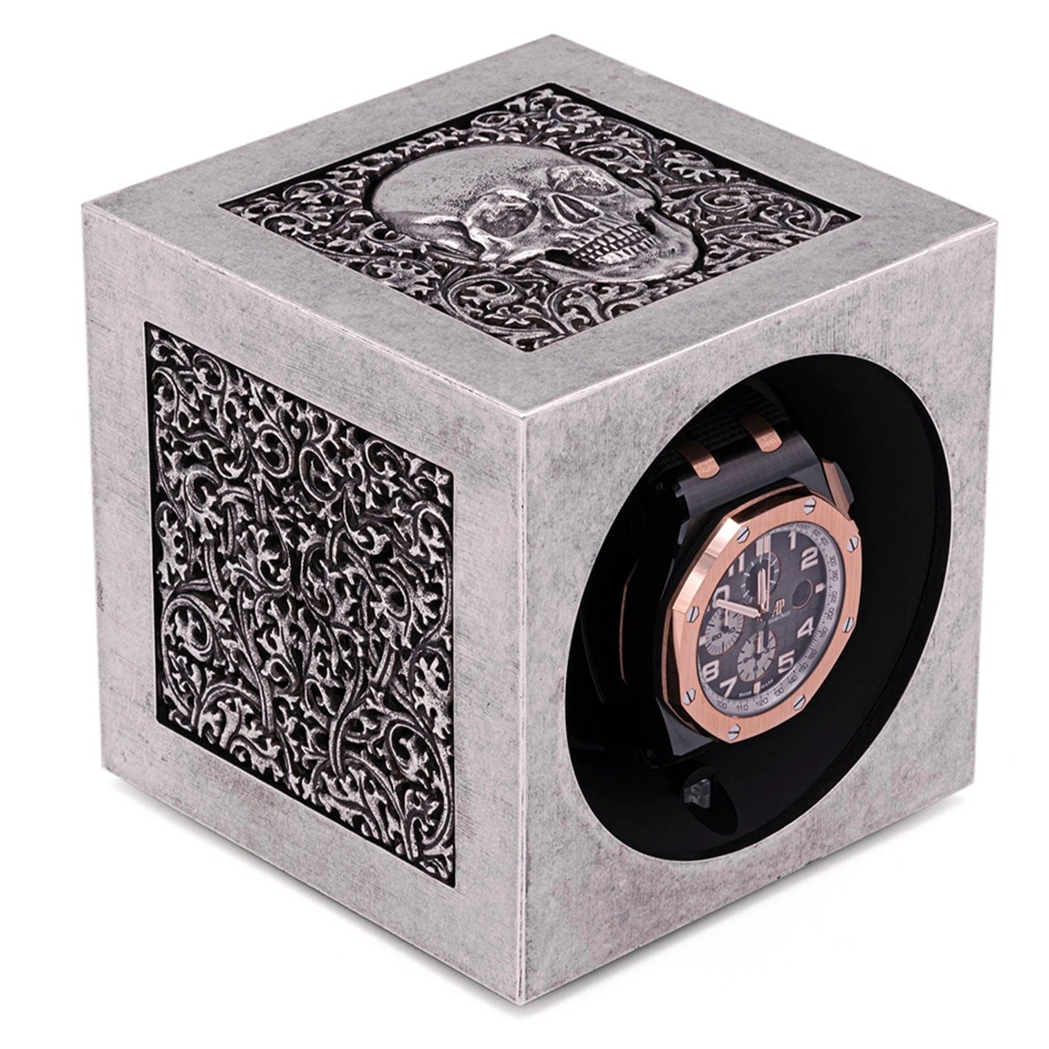 Watch Winder - Skull-1-Le Remontoir