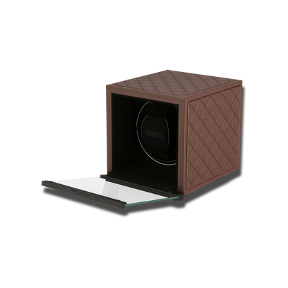 Watch Winder - Swiss Series 1 Brown-2-Le Remontoir