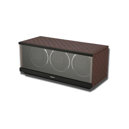 Watch Winder - Swiss Series 3 Brown-1-Le Remontoir