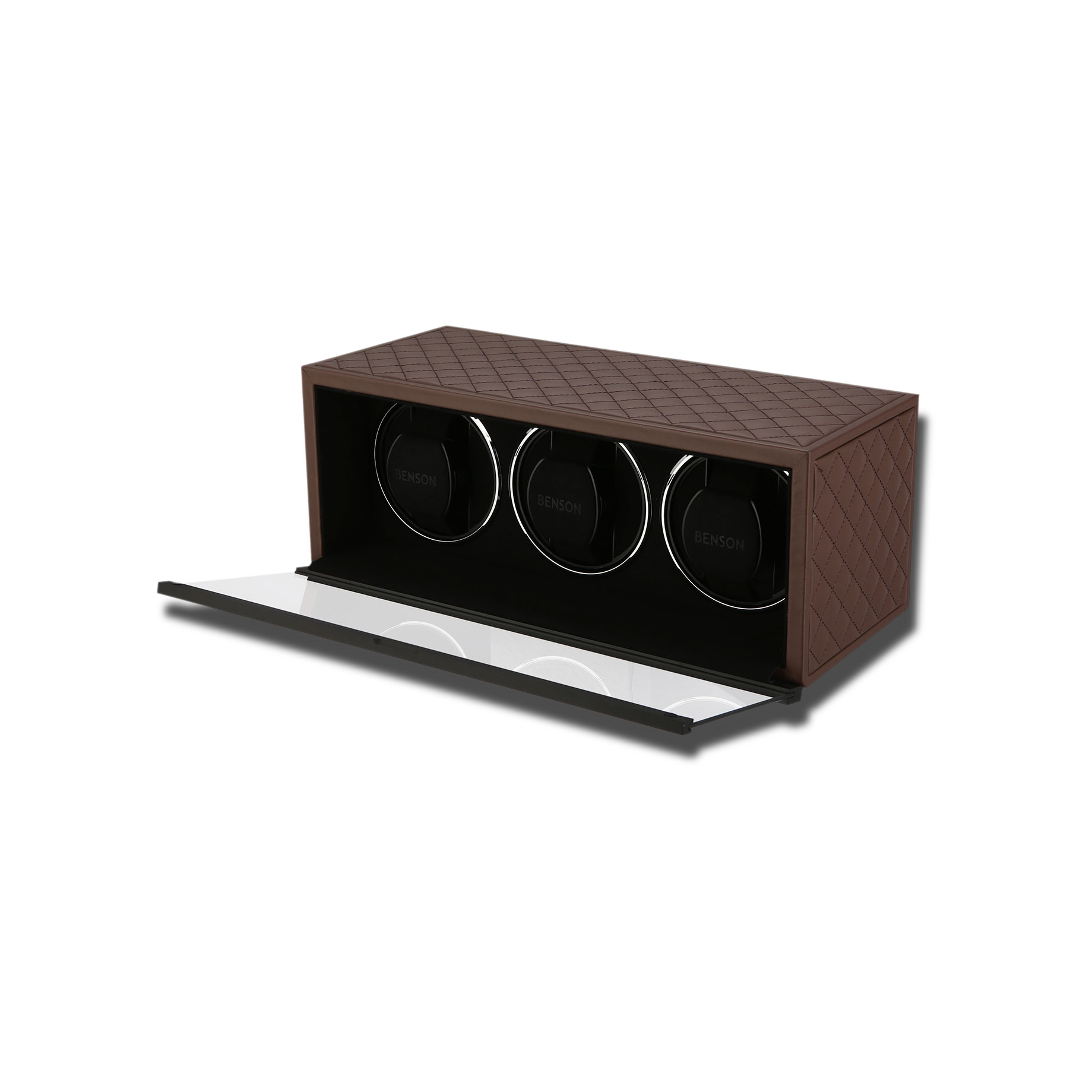 Watch Winder - Swiss Series 3 Brown-2-Le Remontoir