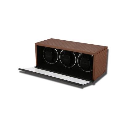 Watch Winder - Swiss Series 3 Chestnut-2-Le Remontoir