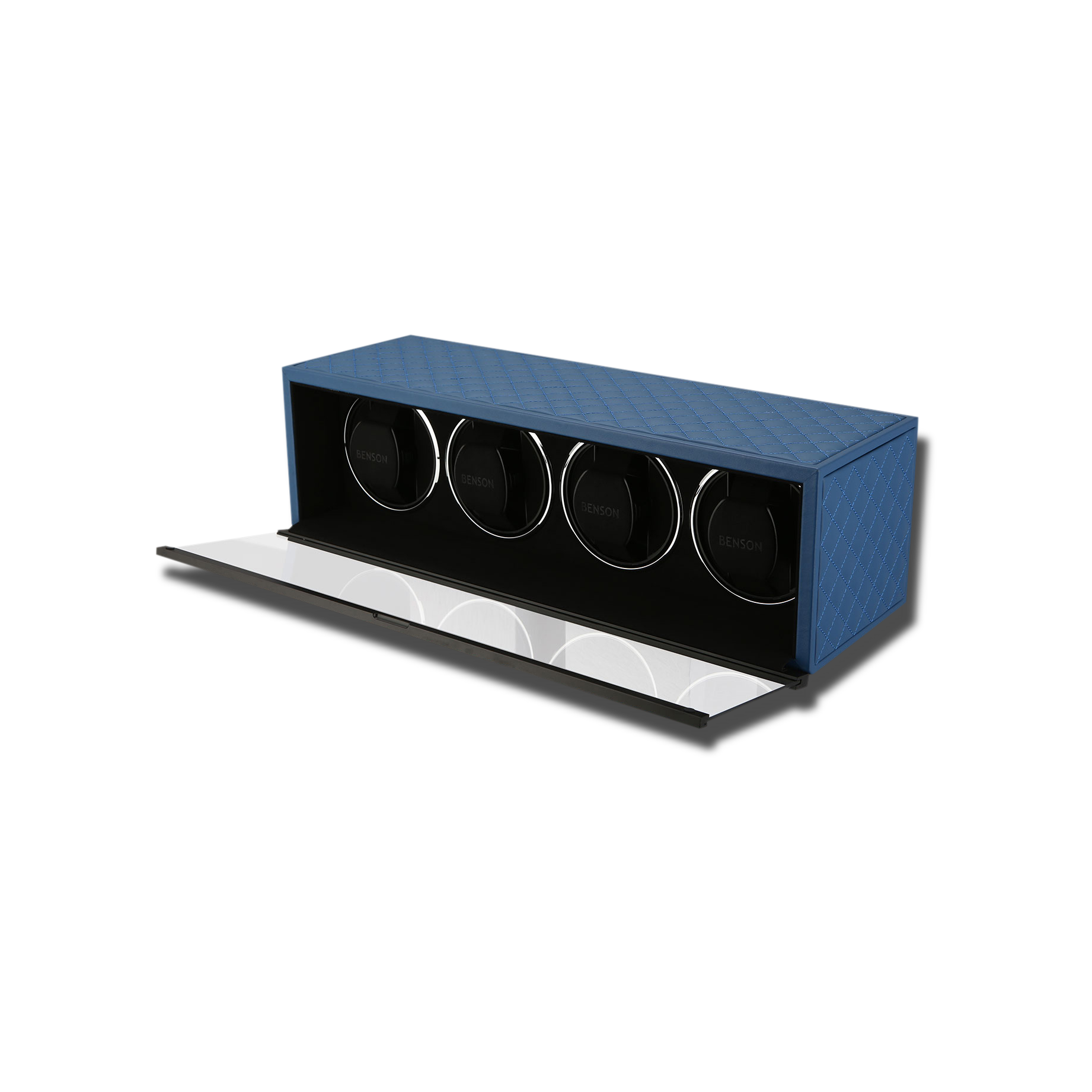 Watch Winder - Swiss Series 4 Blue-2-Le Remontoir