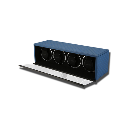 Watch Winder - Swiss Series 4 Blue-2-Le Remontoir
