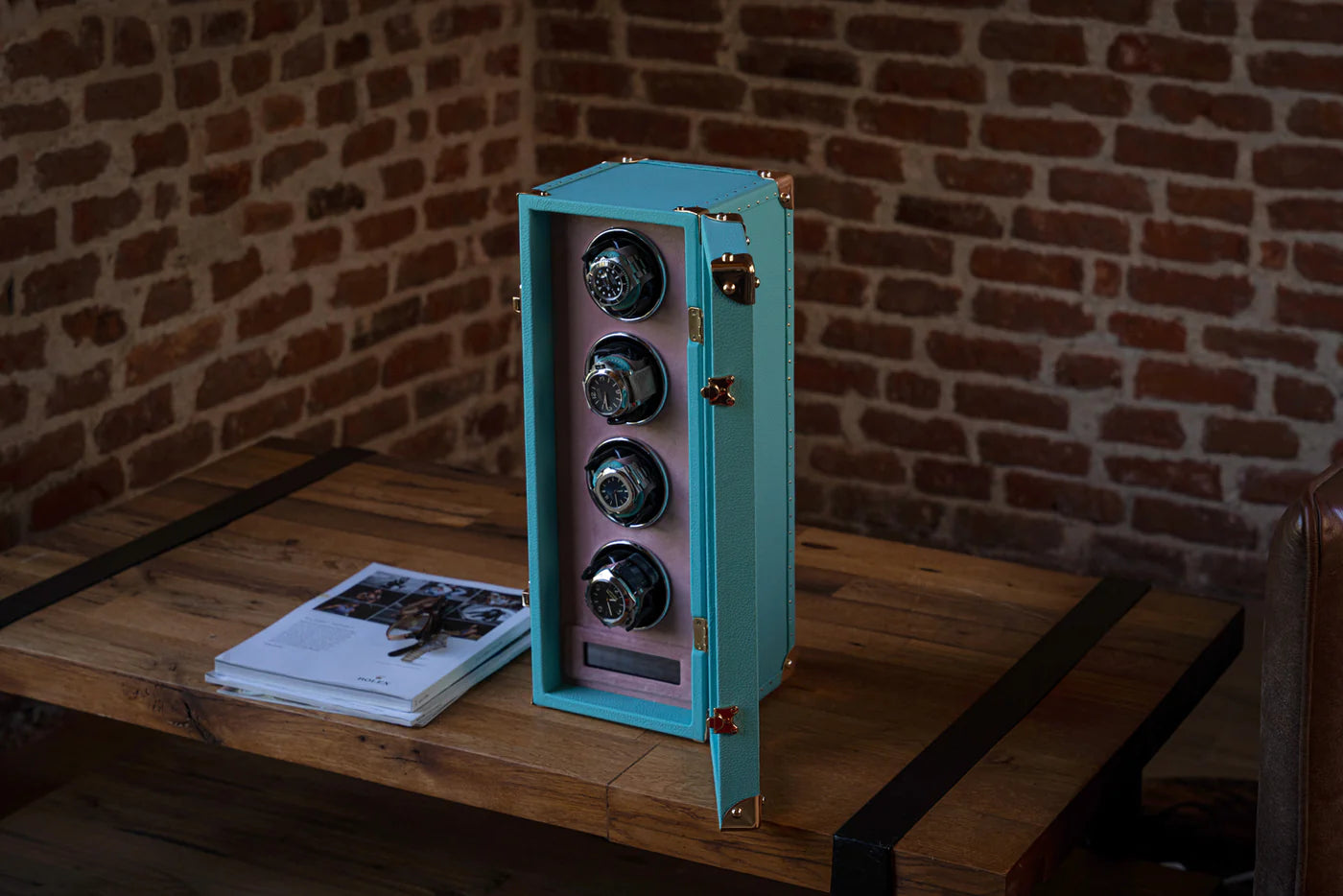 Watch Winder - Tiffany Blue-3-Le Remontoir
