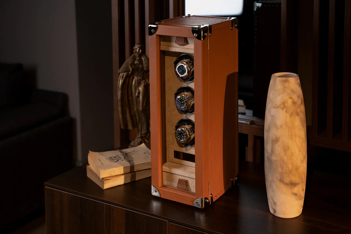 Watch Winder - Togo Camel-6-Le Remontoir
