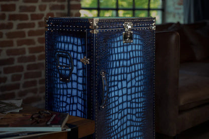 Watch Winder - Trunk CP Patina Blue-7-Le Remontoir