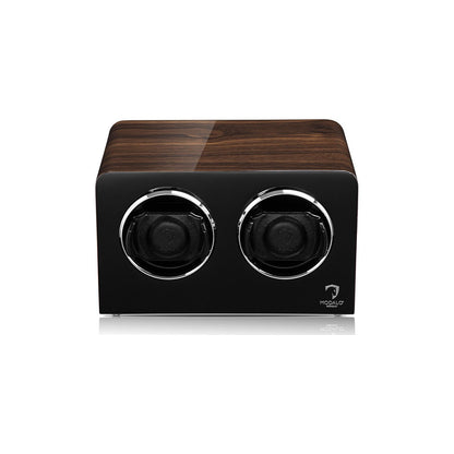 Watch Winder - Walnut Bedside Duo-2-Le Remontoir