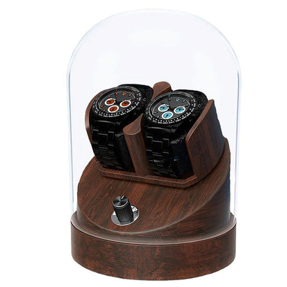 Watch Winder - Walnut Bell Dome-1-Le Remontoir
