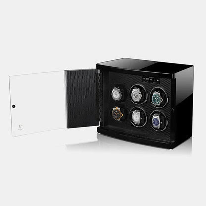 Watch Winder - Walnut Carbon-4-Le Remontoir