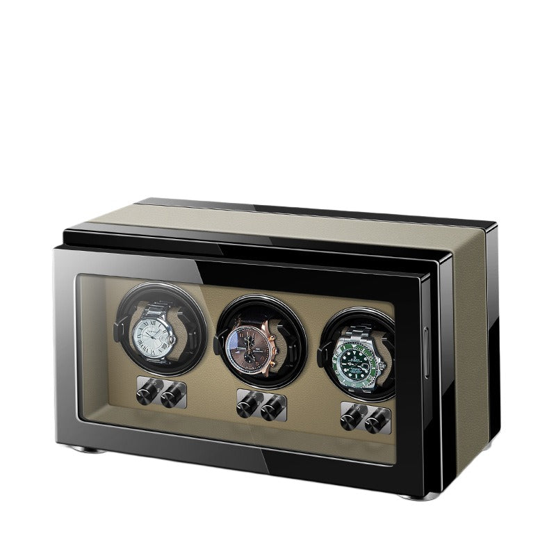 Gentleman Trio Watch Winder – Matte Finish-2-Le Remontoir