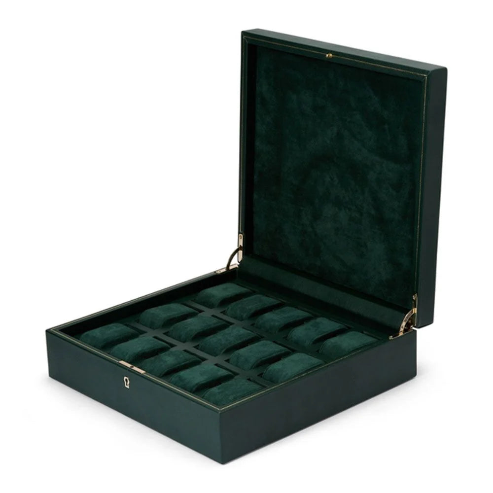 Watch Box - British Racing Green - 15 Watches-1-Le Remontoir