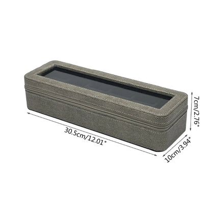 Classic Grey Watch Box-3-Le Remontoir