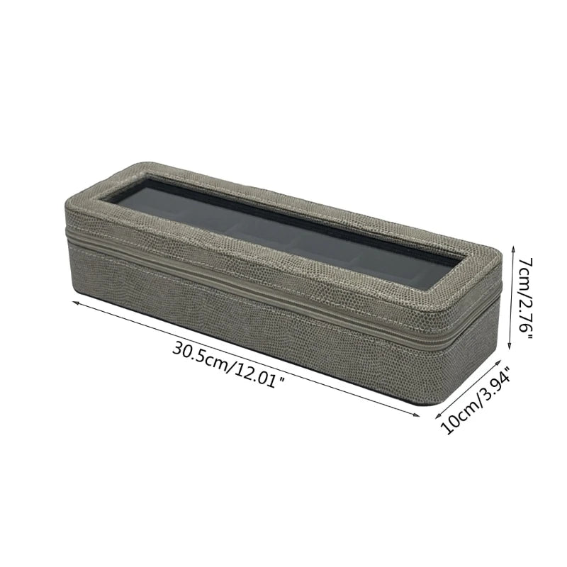 Classic Grey Watch Box-3-Le Remontoir