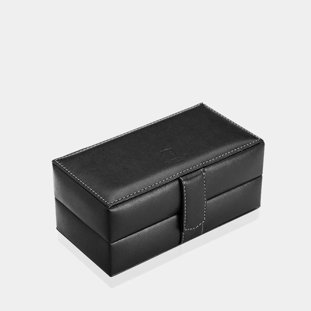 GALLANTE 3-Watch Box - Black-3-Le Remontoir