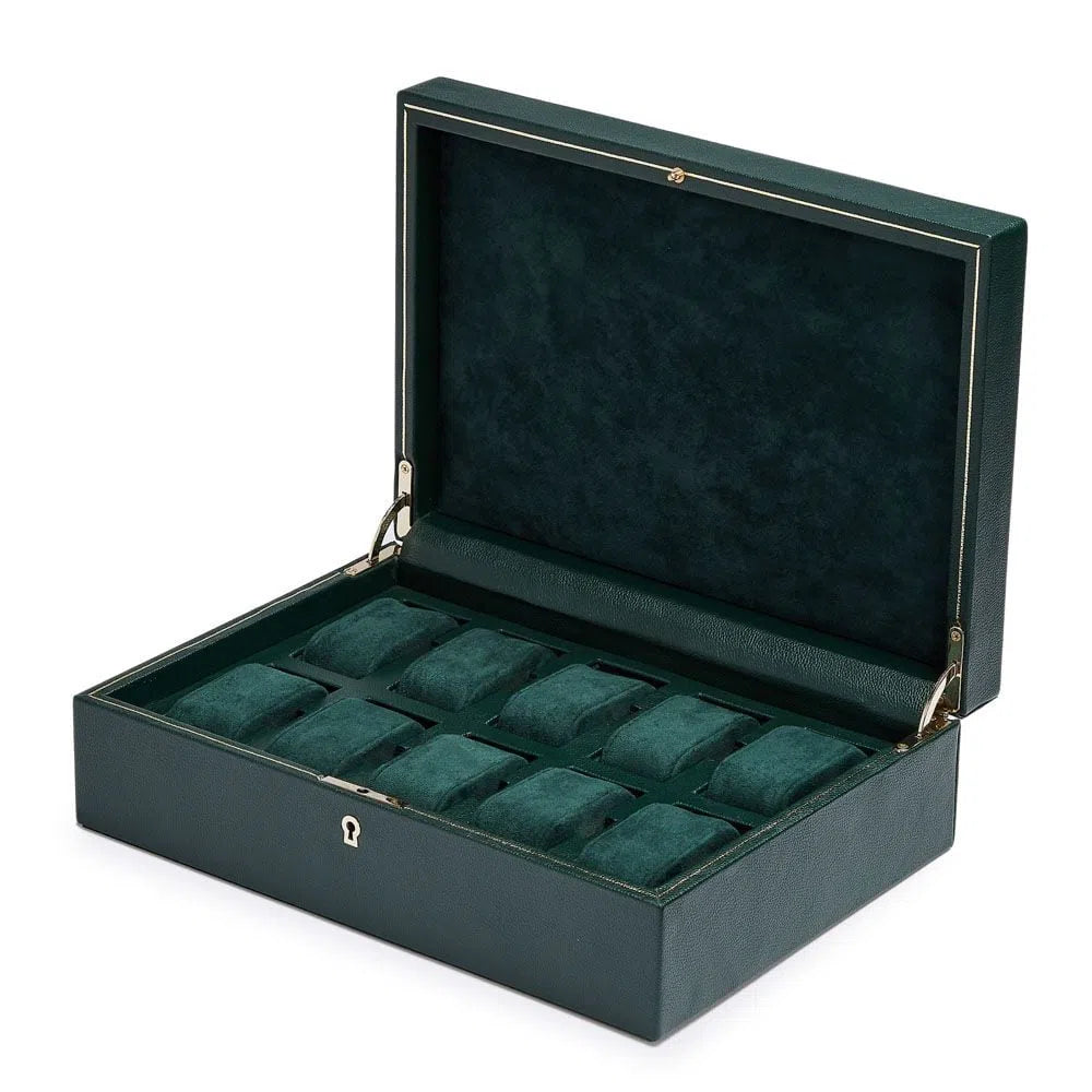 Watch Box - British Racing Green - 10 Watches-1-Le Remontoir