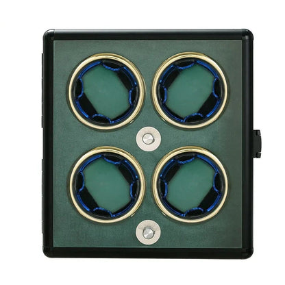 Modern Green Quadruple Watch Winder-1-Le Remontoir