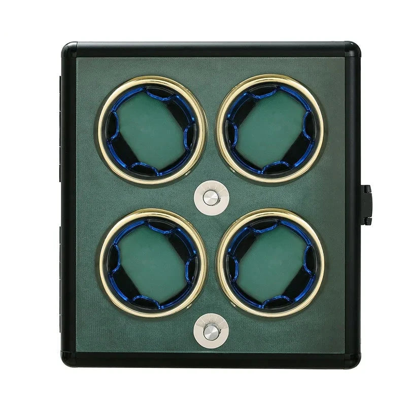 Modern Green Quadruple Watch Winder-1-Le Remontoir