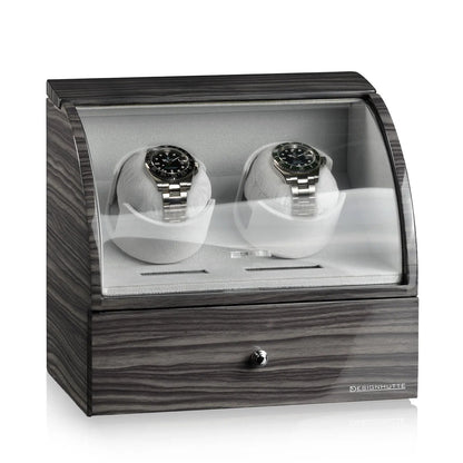 Remontoir Montre Basel 2 LCD Dark Oak