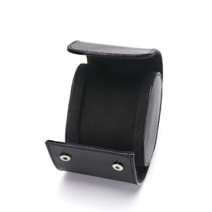 Corbeau Leather Single Watch Case-1-Le Remontoir