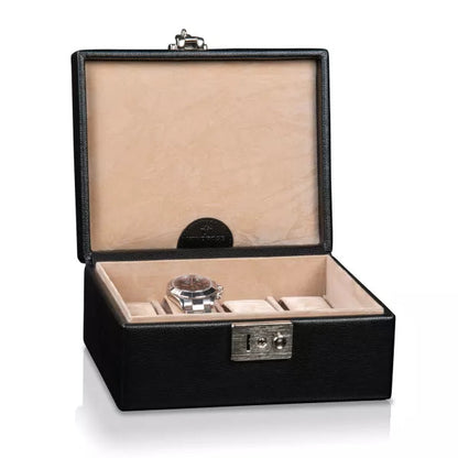 Watch Box - Beluga 8 Watches Black-3-Le Remontoir