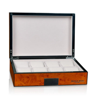 Botega Burl Wood Watch Box - 8 Watches-1-Le Remontoir