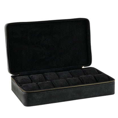 Watch Box - Spacious Black Case-1-Le Remontoir