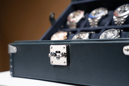 Watch Box - Petra Togo Dark Blue-4-Le Remontoir