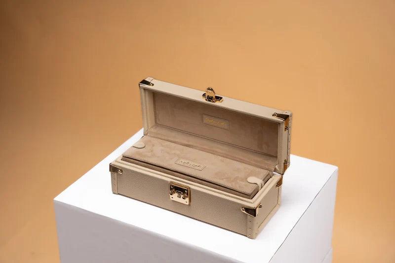 Watch Box – Togo Light Cream 4 Slots-4-Le Remontoir