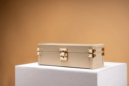 Watch Box – Togo Light Cream 4 Slots-3-Le Remontoir