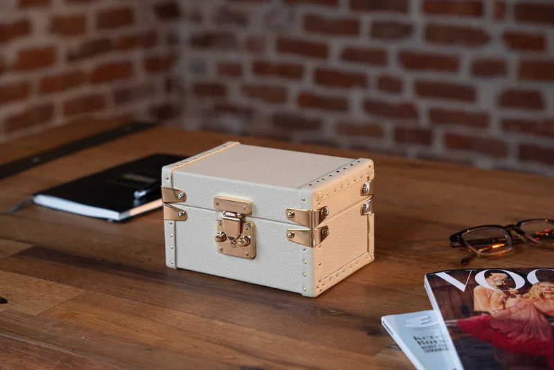Watch Box – Togo Light Cream 2 Slots-2-Le Remontoir