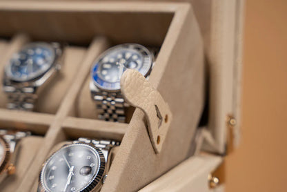 Watch Box – Togo Light Cream 8 Slots-5-Le Remontoir