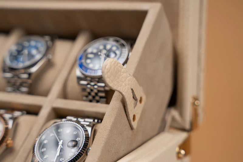 Watch Box – Togo Light Cream 8 Slots-5-Le Remontoir