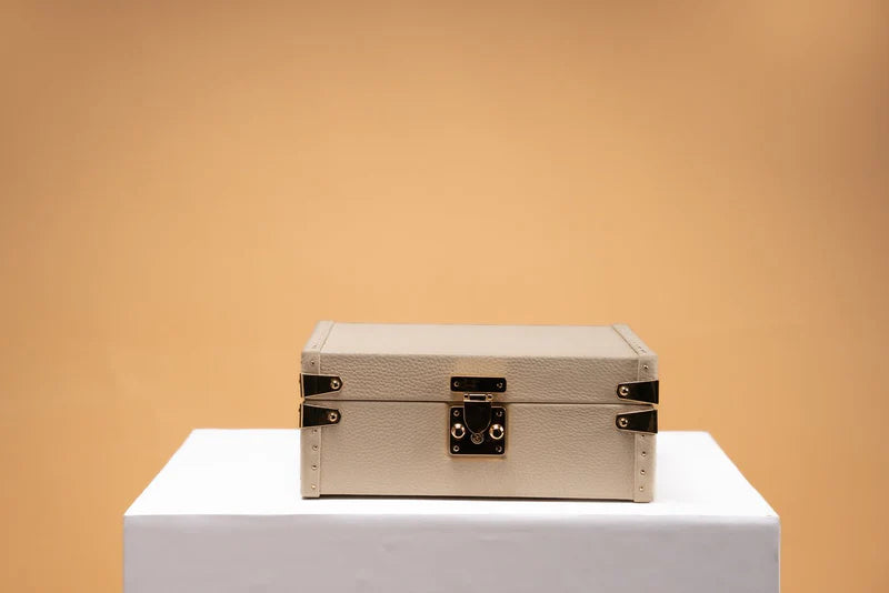 Watch Box – Togo Light Cream 6 Slots-2-Le Remontoir