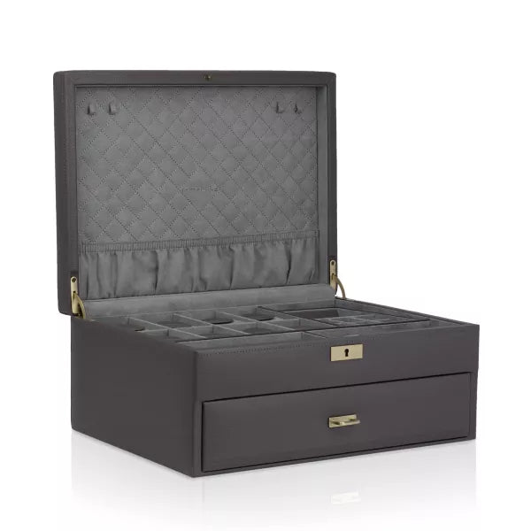Watch Box - Jumbo Dynasty 20-Watch Grey-1-Le Remontoir