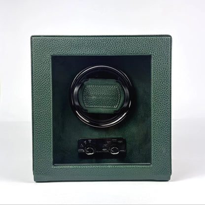 Watch Winder Cube Divan · 1 Watch · Cedar Green