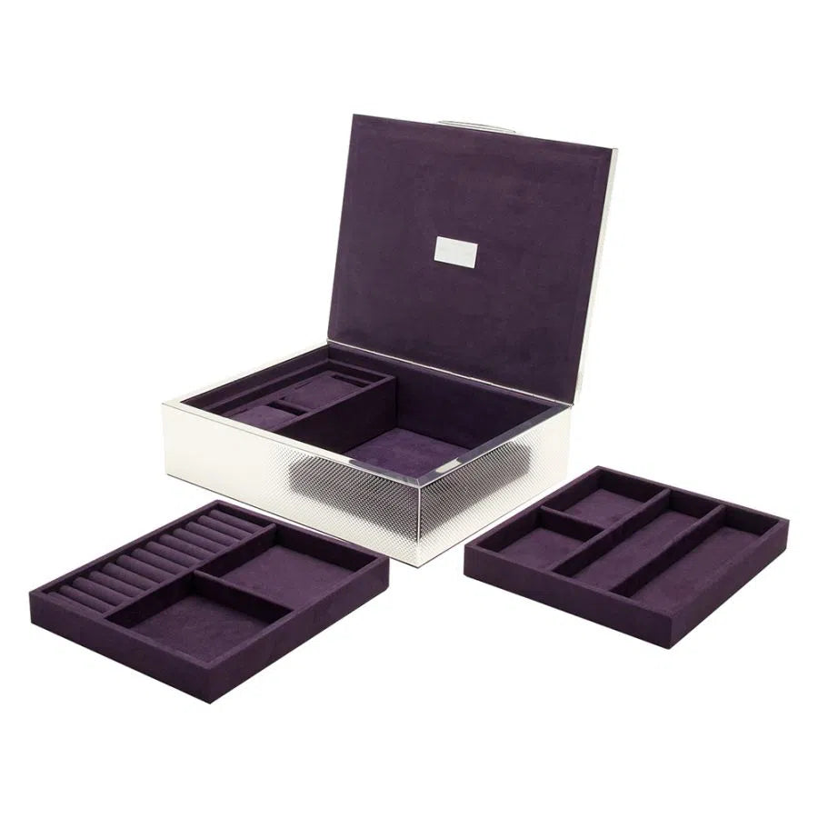 Jewelry and Heirloom Watch Box - Silver-3-Le Remontoir
