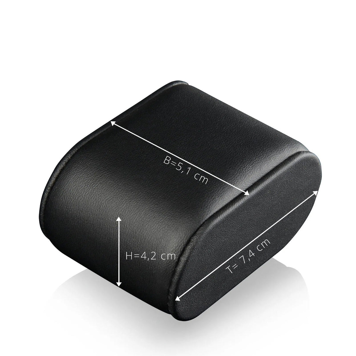 Oxford Window Watch Box for 10 Watches - Black-4-Le Remontoir